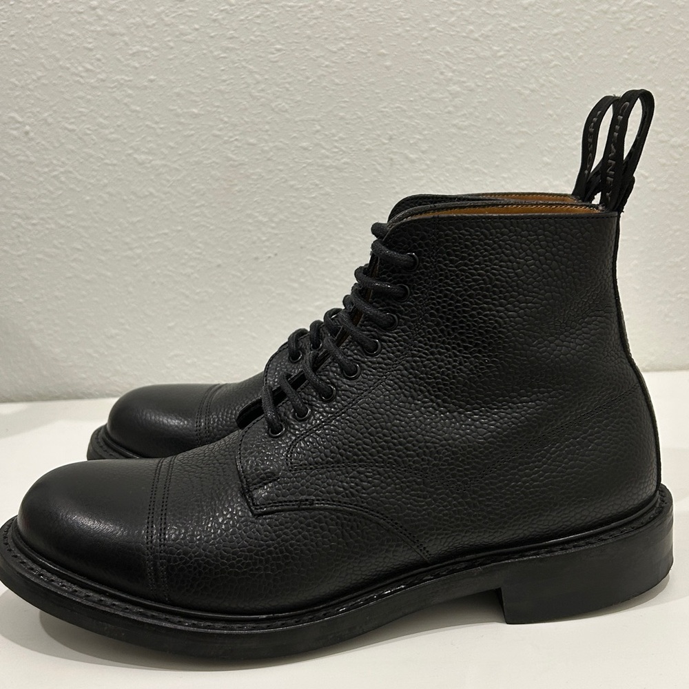 NWOT Joseph Cheaney Penhill Capped Derby Boot in Black Grain Leather |Size 11R - Picture 6 of 16